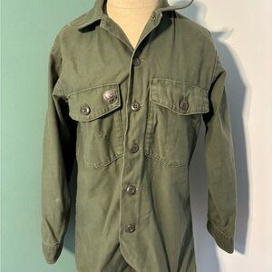 Vintage Army Green Field Jacket